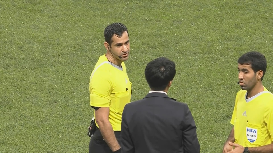  賈西姆執(zhí)法亞冠海港客戰(zhàn)神戶勝利船，此前主哨國足0-7日本