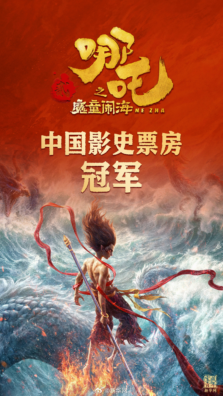  登頂！《哪吒2》打破中國影史最高票房紀(jì)錄