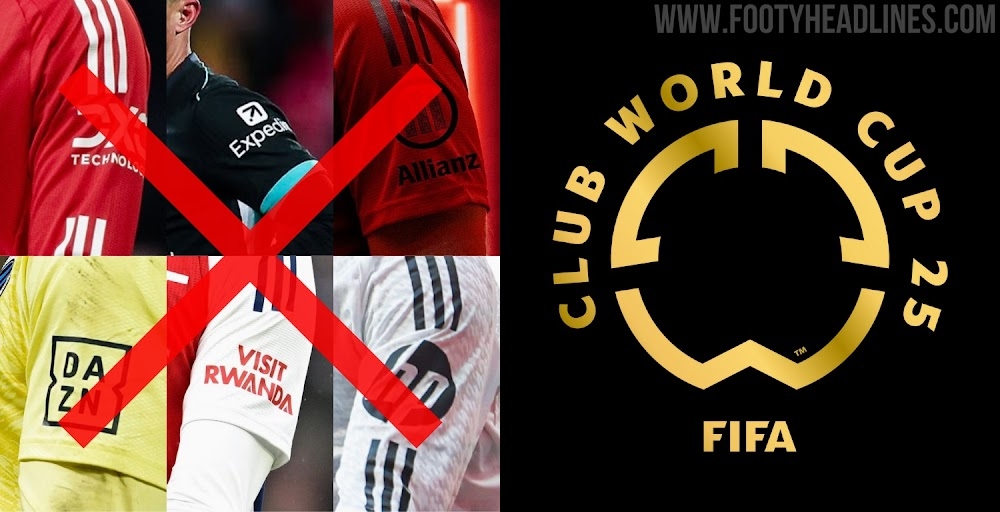  FIFA不允許世俱杯球隊(duì)有袖標(biāo)贊助，需貼上世俱杯徽標(biāo)
